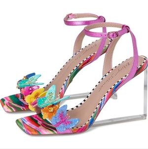 Betsey Johnson Multicolor Butterfly Heels